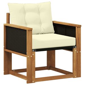vidaXL Udend&oslash;rs Mellem Sofa Massivt Akacietr&aelig; Naturfarvet