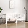 vidaXL daybed uden madras 80x200 cm massivt fyrretræ hvid