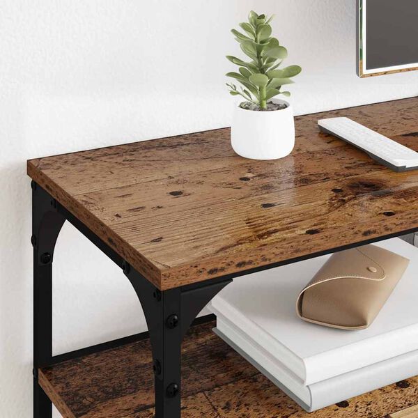 vidaXL TV-skab Gammelt tr&aelig; 160 x 30 x 50 cm Ingeni&oslash;rt tr&aelig; og jern