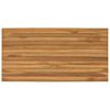 vidaXL Bordplade 100 x 50 x 3,5 cm Rektangul&aelig;r Massiv Teaktr&aelig;