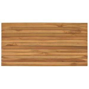 vidaXL Bordplade 100 x 50 x 3,5 cm Rektangul&aelig;r Massiv Teaktr&aelig;