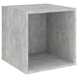 vidaXL v&aelig;gskab 37x37x37 cm konstrueret tr&aelig; betongr&aring;