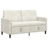 vidaXL Sofa med opbevaring Cremefarvet 152 x 78 x 87 cm Polyester
