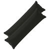 vidaXL Pude med pude HOUTEN 2 stk. Sort Polyester