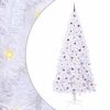vidaXL Kunstigt juletr&aelig; med 300 LED'er Hvid 240 cm PVC og St&aring;l