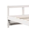 vidaXL daybed med madras 90x200 cm massivt fyrretr&aelig; hvid