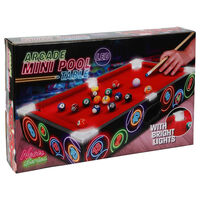 Tender Toys mini-poolbord med LED-lys 48,5x30x8,5 cm
