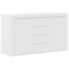 vidaXL Sideboard Hvid 120 x 36 x 69 cm Konstrueret tr&aelig;