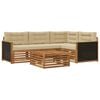 vidaXL Udend&oslash;rs sofagruppe 5 pcs Naturlig og Beige 79 x 79 x 37 cm