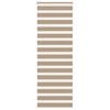 vidaXL zebragardin sandbrun 90x230 cm stofbredde 85,9 cm polyester