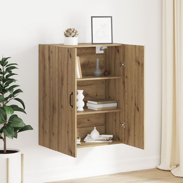 vidaXL V&aelig;gskab Artisan Egetr&aelig; 69,5 x 34 x 90 cm Konstrueret tr&aelig;