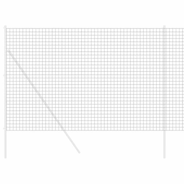 vidaXL Euro Hejn Gr&aring; 1,6 x 10 m PVC-belagt jern