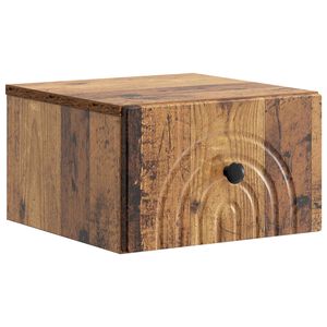 vidaXL V&aelig;gh&aelig;ngt Natbord Gammelt tr&aelig; 33 x 34,5 x 20 cm Konstrueret tr&aelig;