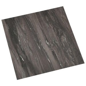 vidaXL Selvkl&aelig;bende Gulvplanker M&oslash;rkegr&aring; 30,5 x 30,5 cm 20 stk. PVC