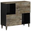 vidaXL sk&aelig;nk 80x33x75 cm massivt mangotr&aelig;
