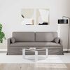 vidaXL Sofa 180cm Gr&aring;brun Metal