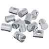 vidaXL T&oslash;nde m&oslash;trikker 12 pcs S&oslash;lv M6 x 13 mm Metal