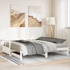 vidaXL daybed uden madras 90x190 cm massivt fyrretræ hvid