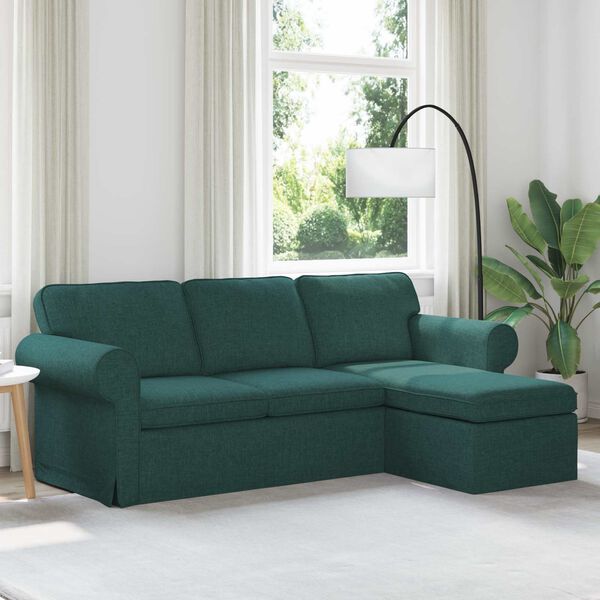 vidaXL Sofa M&oslash;rkegr&oslash;n