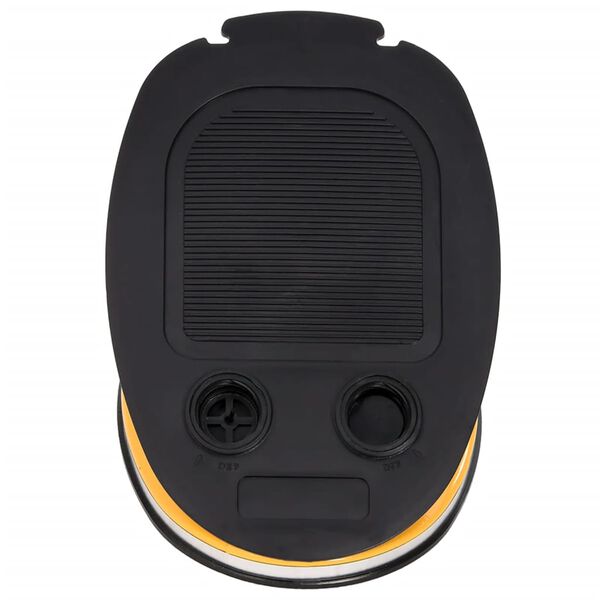 vidaXL fodpumpe 26x18 cm PP og PE gr&aring; og gul