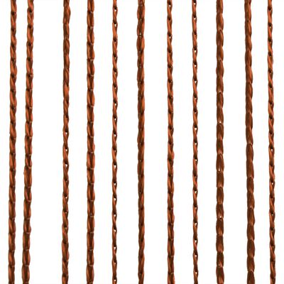 vidaXL trådgardiner 2 stk. 100 x 250 cm brun