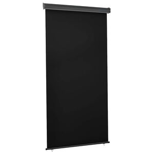 vidaXL sidemarkise til altan 125x250 cm sort