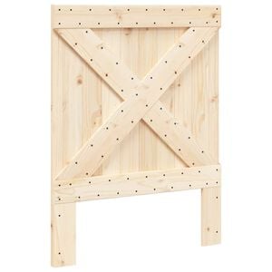 vidaXL sengegavl 80x104 cm massivt fyrretr&aelig;