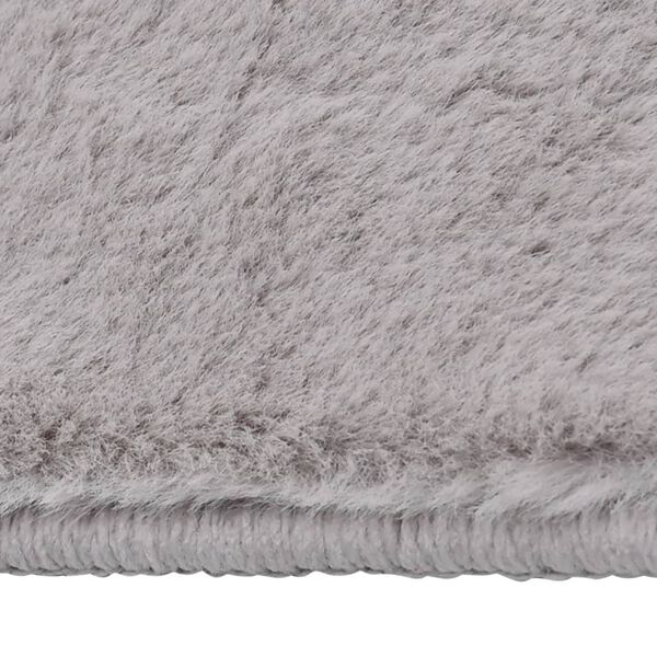 vidaXL gulvt&aelig;ppe 180x270 cm kunstig kaninpels gr&aring;