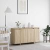 vidaXL Sideboard Sonoma eg 135 x 41 x 75 cm Konstrueret tr&aelig;