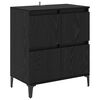 vidaXL Sideboards 3 pcs Sort eg 60 x 35 x 70 cm Konstrueret tr&aelig;
