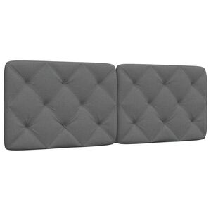 vidaXL gavlpude 120 cm stof mørkegrå