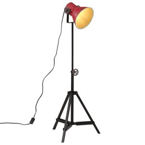 vidaXL gulvlampe 25 W 35x35x65/95 cm E27 rustik r&oslash;d