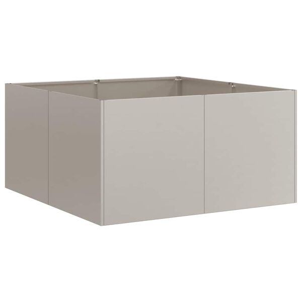 vidaXL plantekasse rustfarvet 80x80x40 cm forvitringsst&aring;l