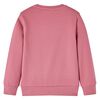 Sweatshirt til b&oslash;rn str. 140 patchwork velour pink