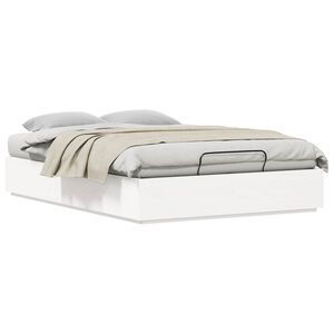 vidaXL Ottoman Sengestel Hvid 150 x 200 cm Massivt fyrretr&aelig;
