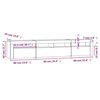 vidaXL tv-skab med LED-lys 210x35x40 cm Sonoma-eg
