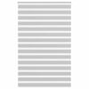 vidaXL zebragardin lysegr&aring; 140x200 cm stofbredde 135,9 cm polyester