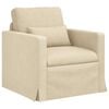 vidaXL Sofa Creme Samlede dimensioner: 78 x 78 x 80 cm (B x D x H)