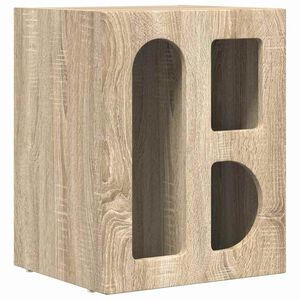 vidaXL Sengebord ELST Sonoma eg 40 x 35 x 50 cm Konstrueret tr&aelig;