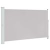 vidaXL sammenrullelig sidemarkise til terrassen 180x314 cm gr&aring;