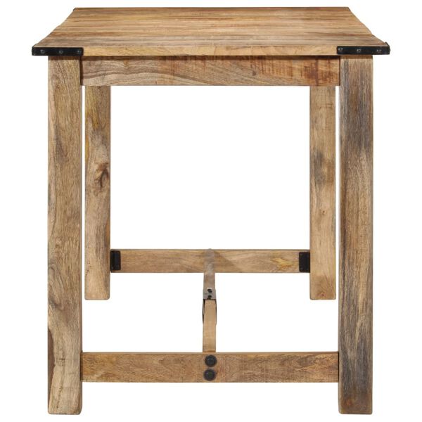 vidaXL spisebord 140x70x75 cm massivt mangotr&aelig;