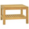 vidaXL sofabord 60x60x40 cm massivt teaktr&aelig;