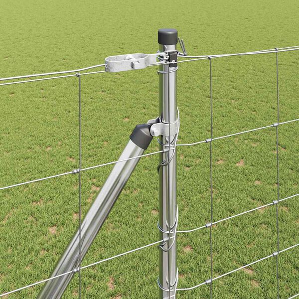 vidaXL Hegnsp&aelig;l Galvaniseret 25 x 1,6 m St&aring;l