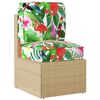 vidaXL Palle Pudes&aelig;t Blomstret 2 pcs Tropisk jungle Oxford stof