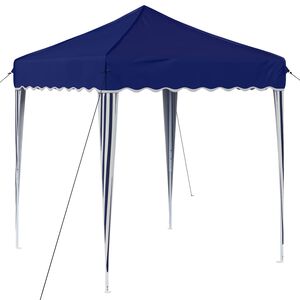 vidaXL Pop-up Festtelt 195 x 195 x 245 cm Bl&aring; Oxford stof