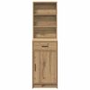 vidaXL Highboard Artisan Egetr&aelig; 41 x 40 x 135 cm Konstrueret tr&aelig;