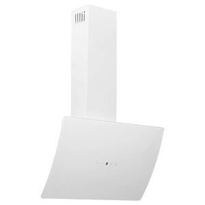 vidaXL v&aelig;gh&aelig;ngt emh&aelig;tte 60 cm st&aring;l og h&aelig;rdet glas hvid