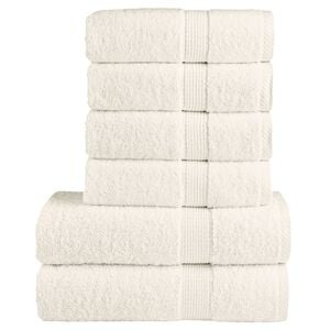 vidaXL h&aring;ndkl&aelig;der 6 stk. Premium SOLUND 600 g/m2 creme