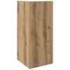 vidaXL sidebord med hylde artisan eg 25,5x27x60 cm