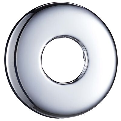 vidaXL støttestang til bruser 30 cm rund rustfrit stål 201 sølvfarvet